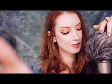 ASMR Soft, Slow Fluffy Mic Brushing / Whispering & Personal Attention For Sleep 😴