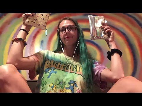 ASMR unboxing, tapping, and whispered ramble