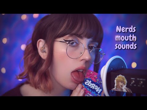 ASMR nerds mouth sounds with panning