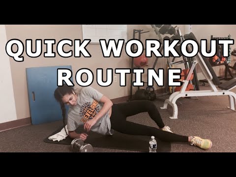 Workout With Me - Quick Workout Routine