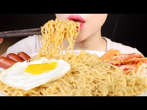 ASMR Indomie Mi Goring Noodles Eating Sounds Mukbang