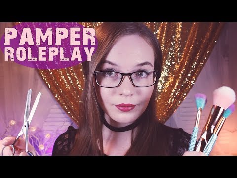 PAMPER Session Roleplay ⚡️ Personal Attention ⚡️ Ear Cleaning, Haircut, Makeup ⚡️ Binaural HD ASMR