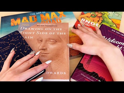 ASMR Book Tapping, Tracing, and Page Turning... oh my!!