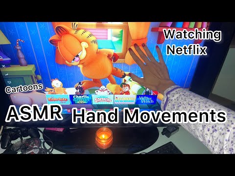 ASMR Hand Movement 5 Mins ✨💖 Hand Movements & Netflix (Candle) Relaxing ♡