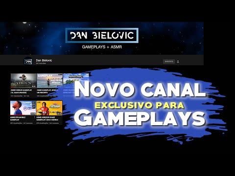 NOVO CANAL, EXCLUSIVO PARA GAMEPLAYS!