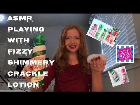 ASMR~ EXTREME Fizzy/Crackle/Popping Shimmery Lotion Foam | NO TALKING ❤️🌸💞🌺