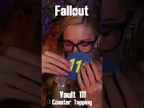 Fallout Coaster Tapping #asmr #relaxing #twitch #asmrsounds #tingles #youtubeshorts #relaxation