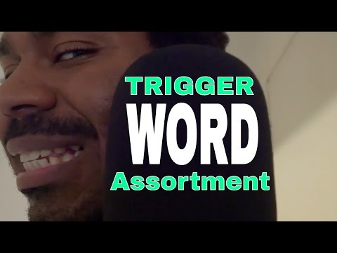 ASMR Trigger Word Assortment Repetition EAR TO EAR with Whispering (Whisper) Sounds - Binaural