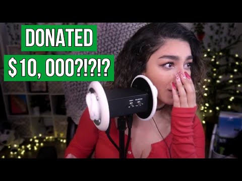 ASMR | The Biggest LIVE Donation (Twitch Collab with Cutie ASMR)