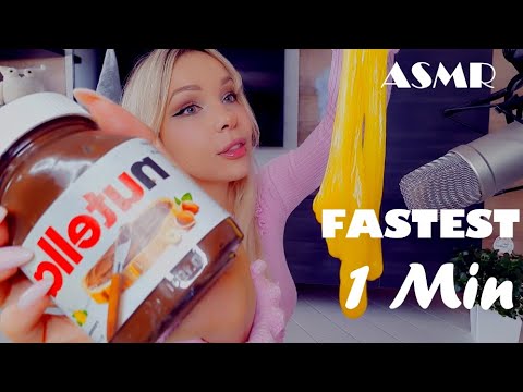 FASTEST 1 Minute ASMR [aggressive tingles] short attention span