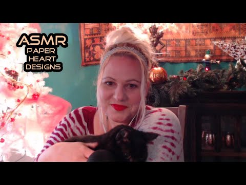 ASMR Making Paper Hearts for the upcoming Holiday