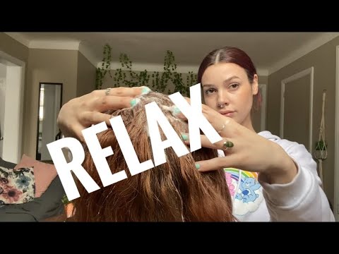 ASMR| head massage and shampooing (my favourite trigger)