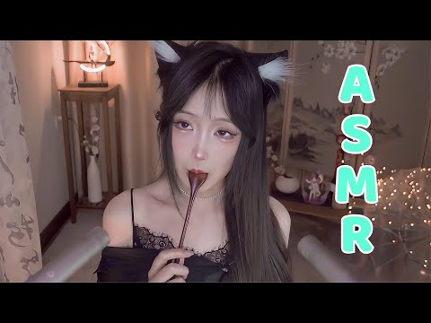 ASMR Mouth Sound, Ear Eating & Licking Tingles