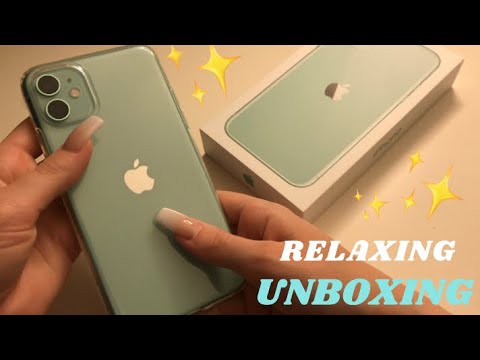 ASMR - IPhone Unboxing - New Phone - Inaudible Whisper -Show & Tell