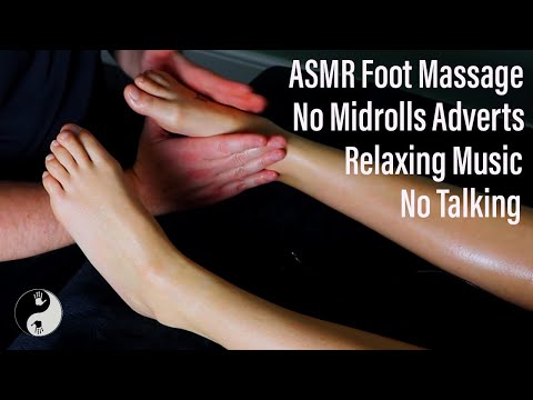 Amazing Foot Massage For Pure Pleasure With Relaxing Music [ASMR][No Music]
