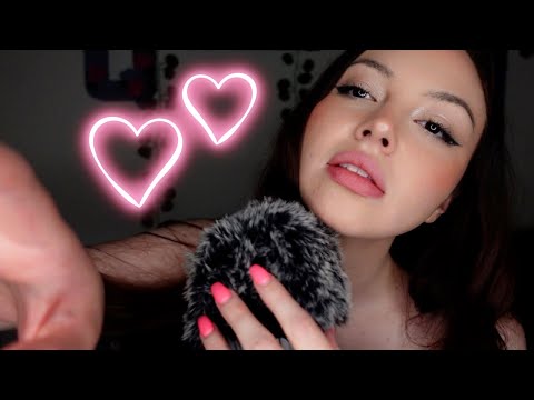 ASMR Girl Compliments You 💕 Words of Affirmation (whisper, face touching, fluffy mic brushing)