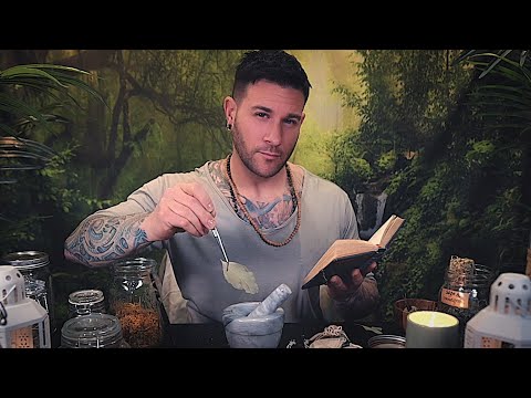ASMR Forest Herbalist Calms Your Mind with Tranquil Blends 🌿🍃🌙✨