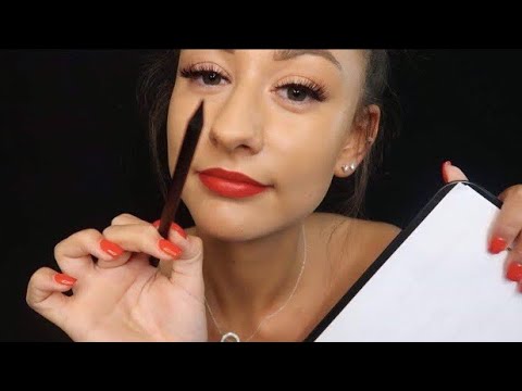 [ASMR] Sketching Your Face Roleplay ♡ (Softly Spoken)