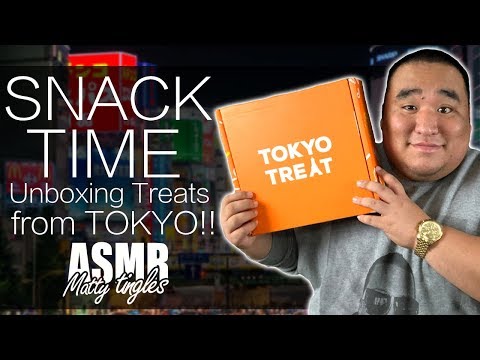 [ASMR] SNACK TIME - TokyoTreat Unboxing | MattyTingles