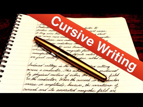 Writing in Cursive - ASMR Sleep Aid