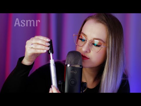 ASMR | SONS DE BOCA COM ESTALINHOS + GLOSS | MOUTH SOUNDS | SENSIBILIDADE ALTA | BLUE YETI