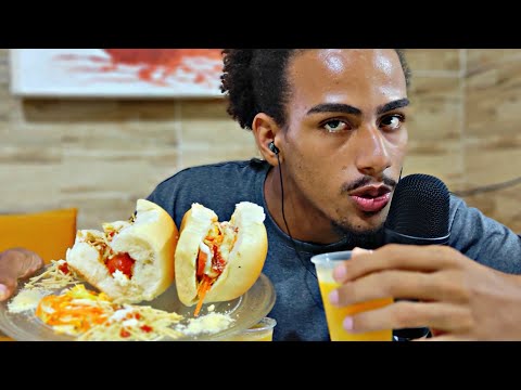 ASMR PREPARANDO CACHORRO QUENTE DE CRIA 🤤🇧🇷 #mukbang 🌭