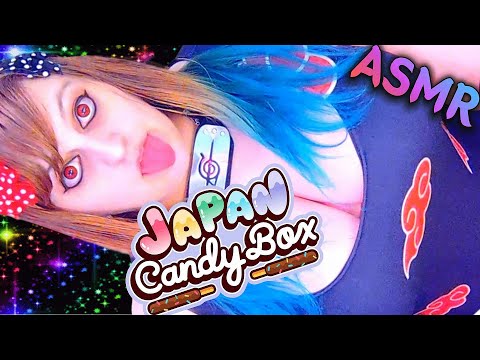 ASMR 🏮 JAPAN CANDY BOX! 🍣 Giveaway! 😜 ♡ Soft Spoken, Candy, Japanese, Food, Snacks, Anime, Cosplay ♡