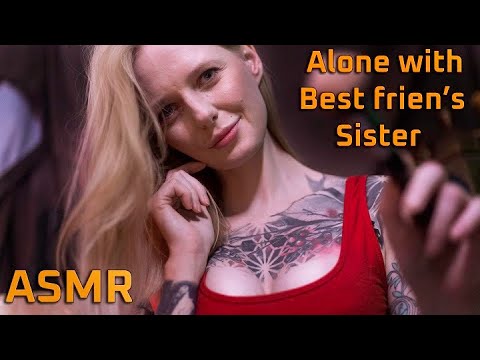 POV ASMR Best Friend’s Sister Flirts With you & Helps You Relax / Soft Spoken Roleplay