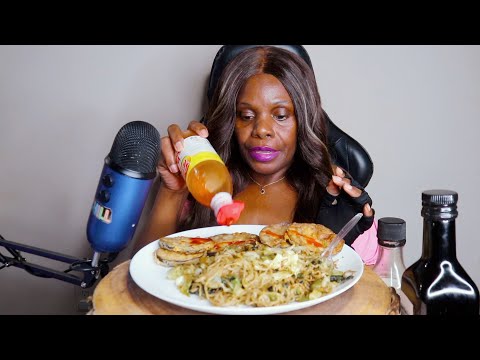 The Truth Will Reveal It's Self | Stir Fry Noodles ASMR Eating Sounds