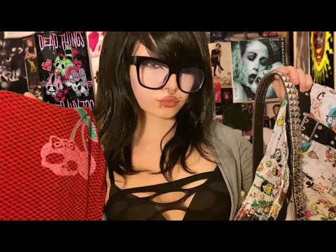 ASMR Emo girl gives you a makeover