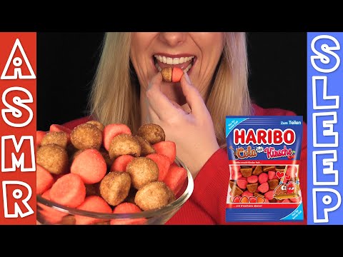 Satisfying chewy soft candy eating | ASMR | Haribo limited edition 💖