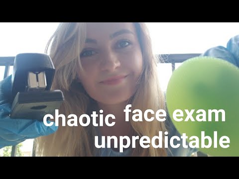 ASMR FASTEST CHAOTIC AND UNPREDICTABLE FACE EXAM ROLEPLAY