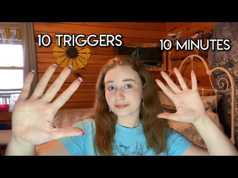 ASMR 10 triggers in 10 Minutes