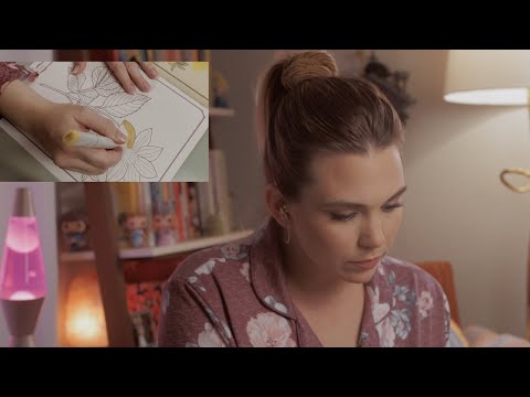 ASMR Soft Spoken 🖍Coloring for Tingles & Deep Relaxation ☺️💤