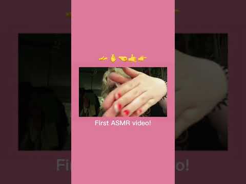 MY FIRST ASMR VIDEO!! 🫰🏳️ #shorts #asmr #handmovements
