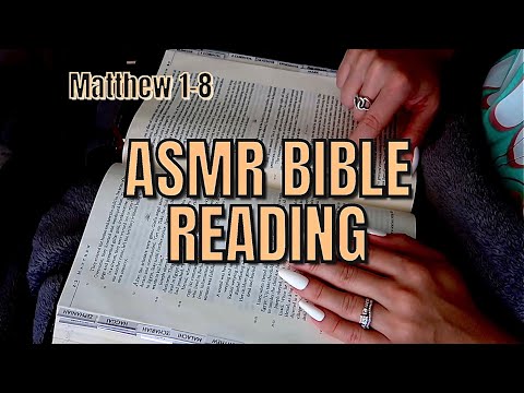 ASMR Bible Reading | Matthew 1-8 | Soft Whispers