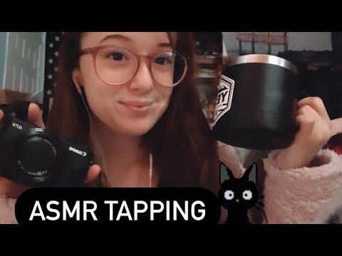 ASMR Tapping On Black Items!🖤