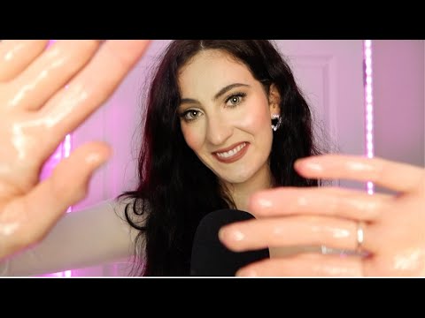 ASMR Oil Face Massage - Layered Sounds - Personal Attention