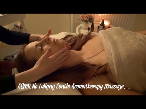 ASMR Intensely Tingly Aromatherapy Face, Neck, Ear & Scalp Massage to drift off to sleep NO TALKING.