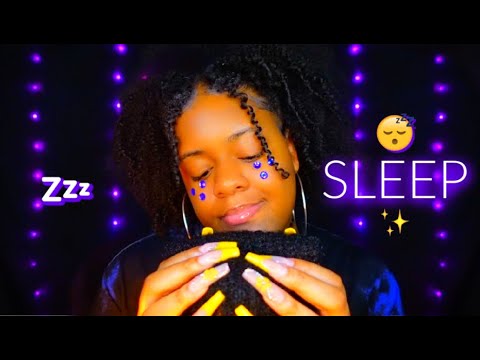 you will fall asleep to this asmr...♡✨ (fabric sounds, face touching & whispers 💜✨)