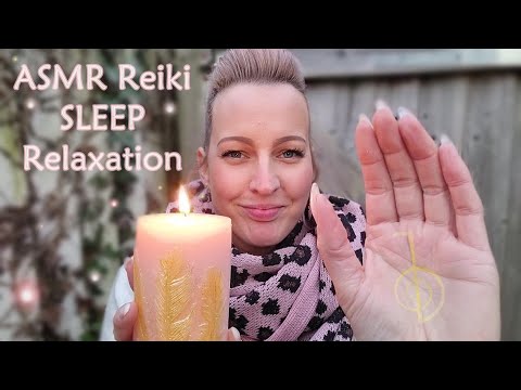 ASMR Sleep 💤 Triggers with candle light 🕯️, hand movements 🙌 and Reiki healing 🙏