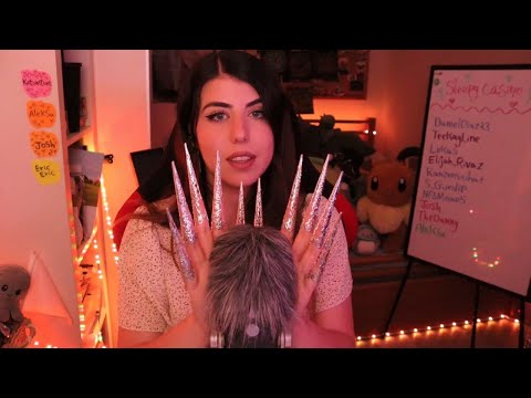 ASMR Brain Massage ✨Mic Scratching With Long Claws ✨🤯 [No Talking]