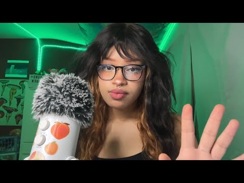 X Marks the Spot ASMR💚 Mouth Sounds, Whisper, Fluffy cover tingles