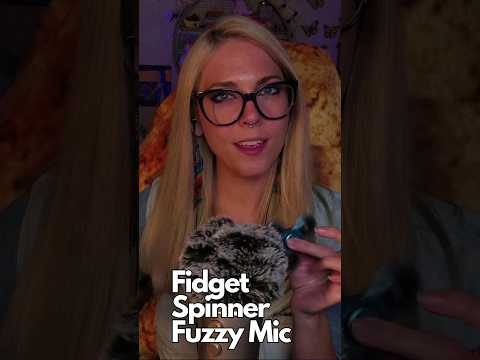 Fidgit Spinner Fuzzy Mic #asmr #relaxing #tingles #twitch  #youtubeshorts