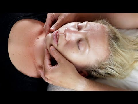 [ASMR] Head & Jaw Massage To Ease Your Stress and Send you to Sleep! [No Talking][No Music]
