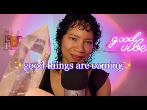 Giving You Good Luck 🌈 ASMR Reiki for Lucky Energy | Whispering, Positive Affirmations, Chill Vibes