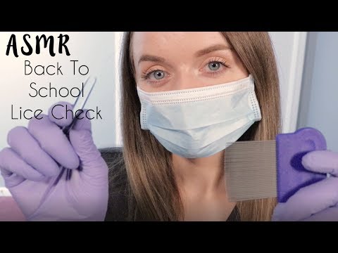 ASMR | School Nurse Lice Check (Soft Spoken)