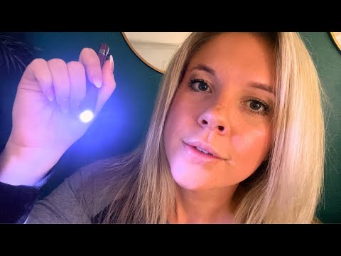ASMR Follow my instructions for DEEP SLEEP 🔦eyes closed LIGHT TRIGGERS 😌 Whispered slow relaxation