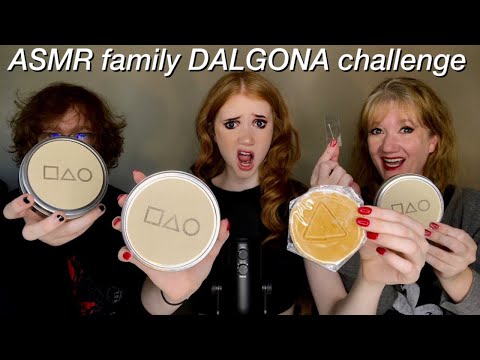 ASMR ~ Squid Game Dalgona Honeycomb Challenge ~ Who Wins???