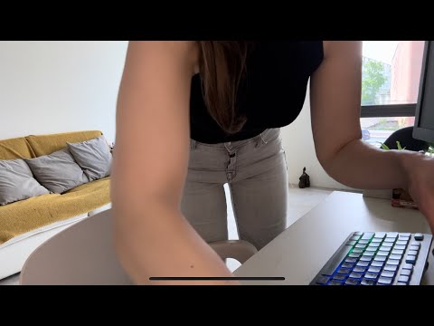2 Hour ASMR Work with me| Fast typing for studying & work (no talking)